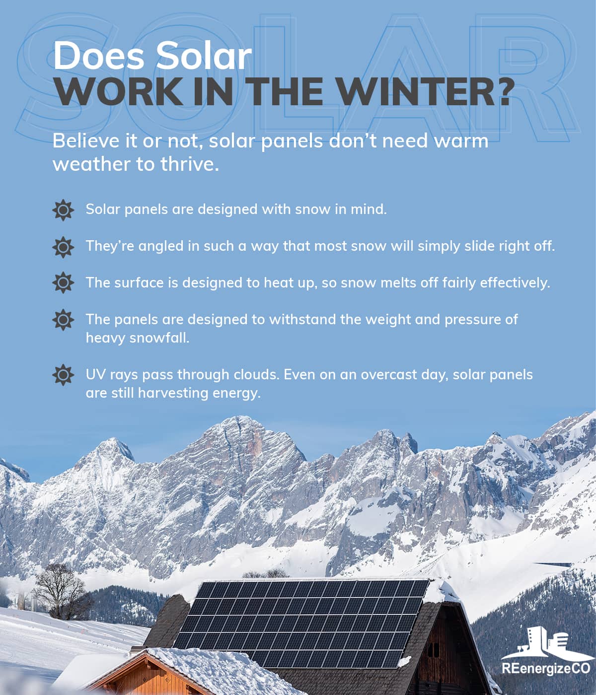 Why Solar Panels Still Work in the Winter | REenergizeCO