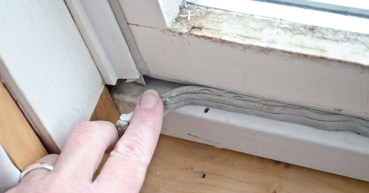 Drafty Window Letting in Cold Air