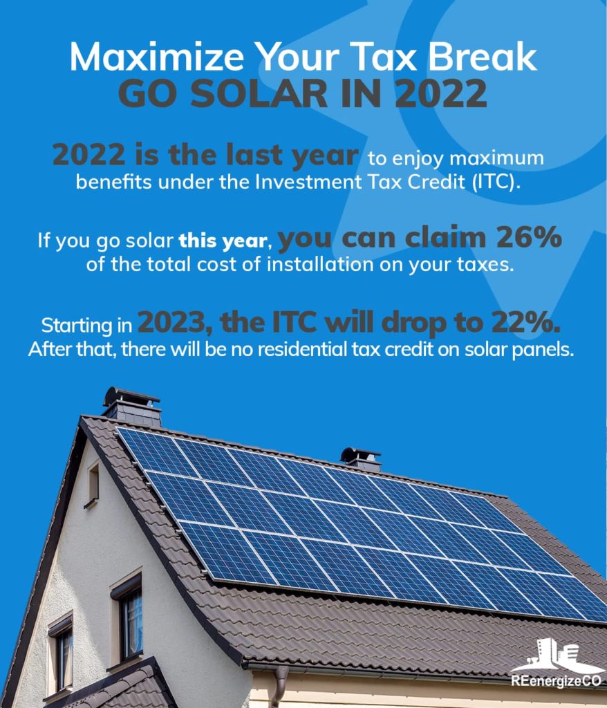 maximize your tax break - go solar in 2022