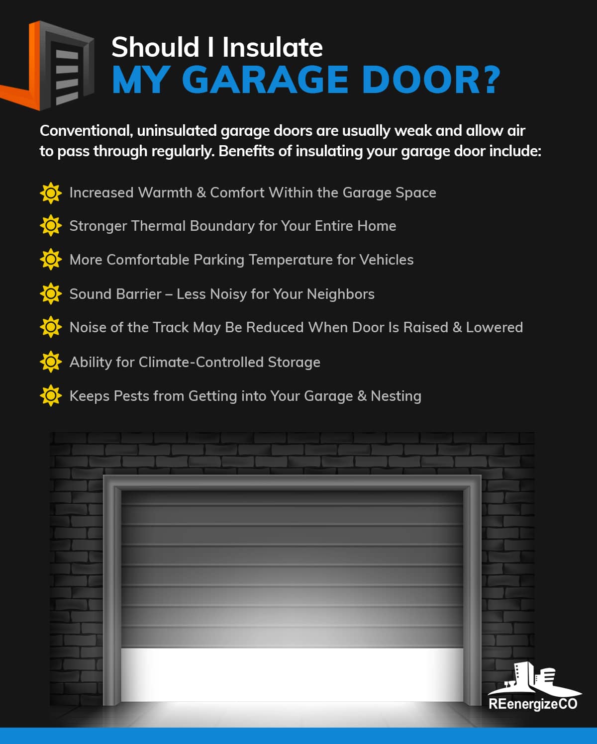 should I insulate my garage door?