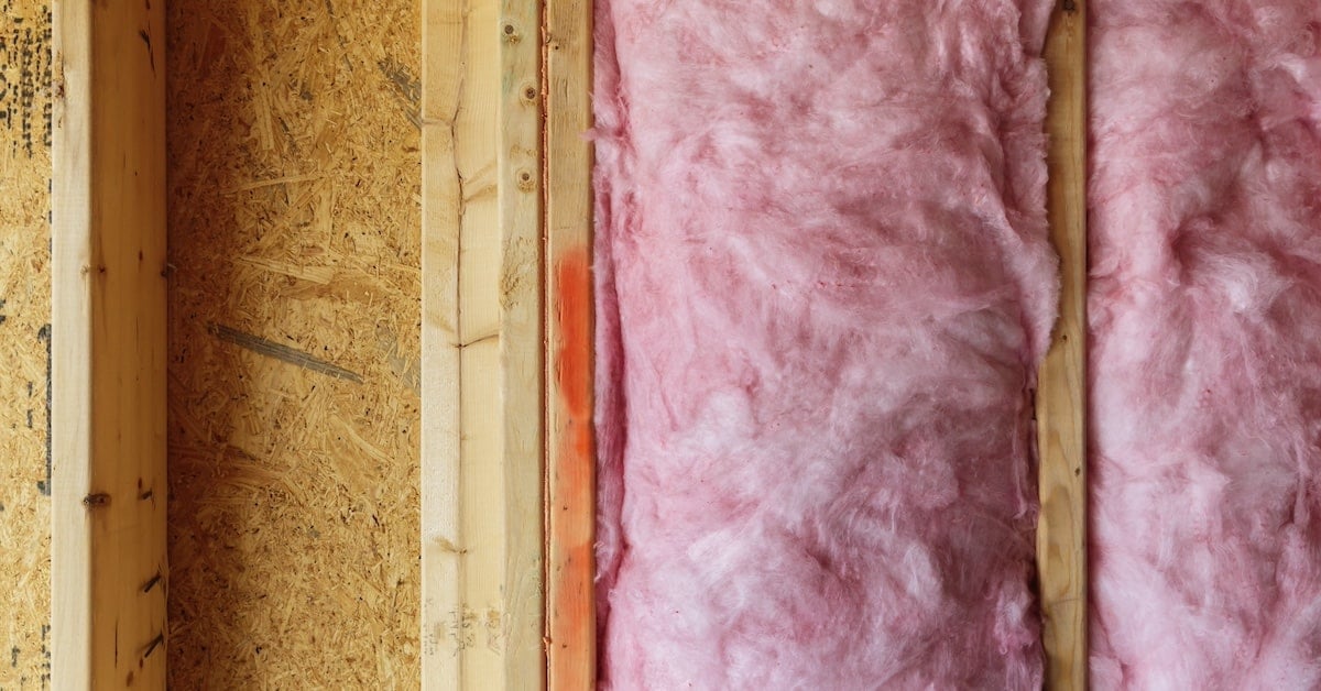 Fiberglass insulation for walls installed in open wall cavity | REenergizeCO